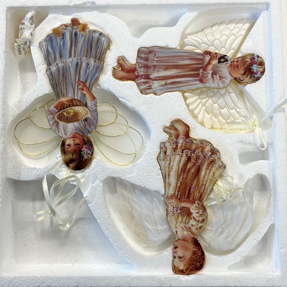 Bradford Editions Heavens little Angels 8th Set COA - Picture 1 of 3